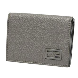 Fendi Pre-owned Wallets, unisex, Gray, Size: ONE SIZE Pre-owned Leather Wallet
