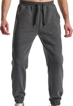 Generic 2025 Trousers Mens 34/36 Inseam Sweatpants Workout Jogger Pants for Tall Men (Grey, XXXL)