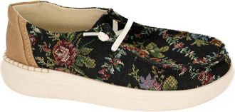 Corkys Footwear Womens Kayak 2 Slip-On Loafer In Black Brocade