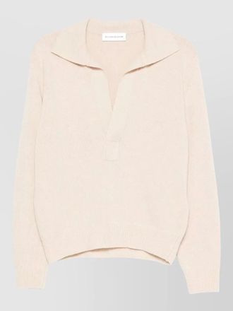 Victoria Beckham genevieve polo collar wool jumper