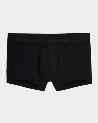 2(x)ist Men & apos;s Solid No-Show Boxer Trunks