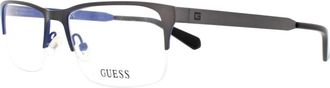 Guess Mens Gu 1892 Glasses In Grey/ Blue
