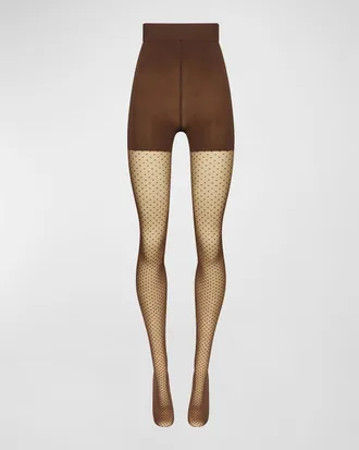 Wolford Geometric Dots Control-Top Tights