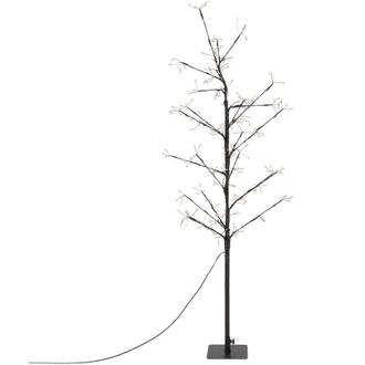 ECD Germany ECD Germany Albero Artificiale con 240 LED Bianchi Caldi 120 cm Decorazione con Timer per Interni ed Esterni IP44 Illuminato per Natale Rami