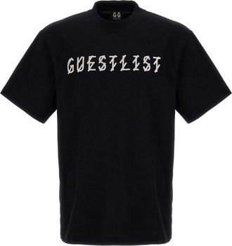 44 Label Group Black Crew Neck Graphic T-Shirt