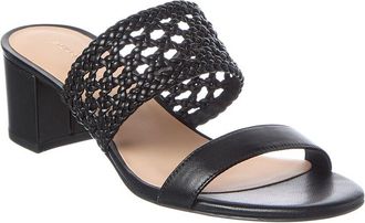 Stuart Weitzman Briar Block 50 Leather Sandal