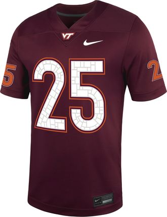 Nike Virginia Tech Nike Mens College Football Replica Jersey in Red | P31811V372-DKM