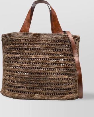 Ibeliv raffia beach bag