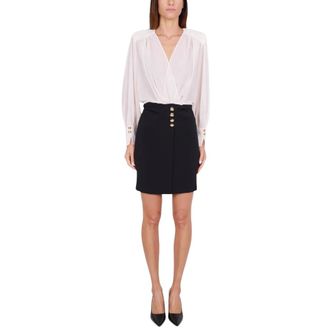 Elisabetta Franchi Abito due pezzi - female - Elisabetta Franchi - Short Dresses - Black - L - Dresses