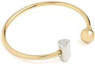 Kate Spade New York Geo Pop Flex Cuff Womens Bracelet Gold Silver