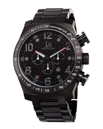 Joshua & Sons Mens Stainless Steel Watch