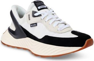 Kizik Monaco Slip-On Sneaker in White/black at Nordstrom, Size 10.5