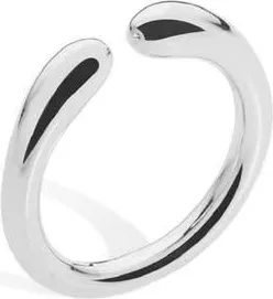 Lucy Quartermaine Open Midi Drip Ring in Sterling Silver at Nordstrom, Size Medium