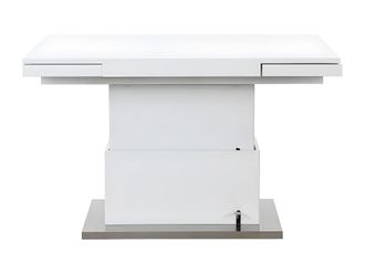 VENTE-UNIQUE.COM Mesa de comedor madera blanco