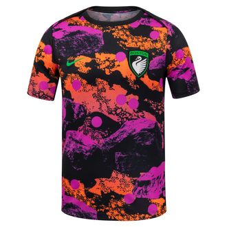 Nike Boston Legacy Nike Mens NWSL Short-Sleeve Pre-Match Top in Pink | M21556BUNT26-FIP