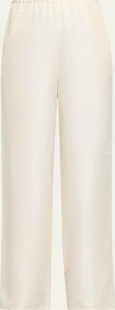 Toteme Monogram Silk Pj Bottoms