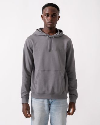 Boss Orange by Hugo Boss Wetalk Pullover Hoodie in Grijs