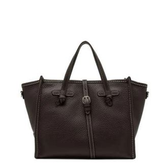 Gianni Chiarini Tote Bags, female, Brown, Size: ONE SIZE Modern Leather Crossbody Bag Espresso