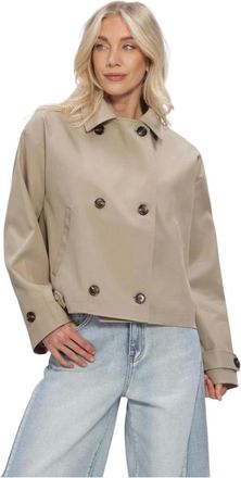 Notre-V Jassen, Dames, Beige, XL, Nv-Heleen Trenchcoat