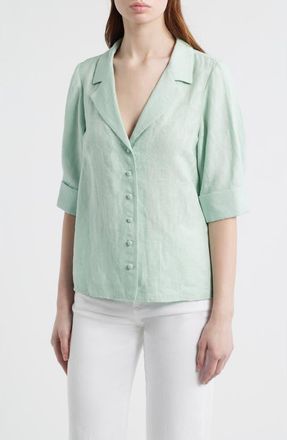Rag & Bone Carmella Woven Shirt in Mint at Nordstrom, Size Xx-Small