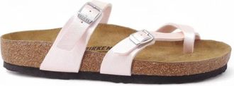 Birkenstock Ciabatta - Dames - Sandalen - Roze - 36 EU - Leer - Schoenen