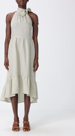 A|X Armani Exchange Abito midi in lino