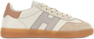 Hogan Cool Smooth Leather And Suede Sneakers Shoes
