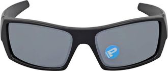 Oakley Gascan Polarized Black Iridium Wrap Mens Sunglasses OO9014 12-856 61