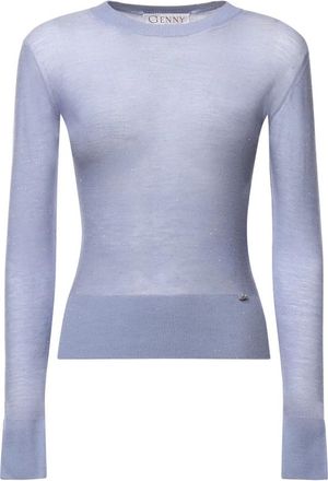 Genny Round-neck Truien - Dames - Ronde hals truien - Blauw - S - Truien & Vesten
