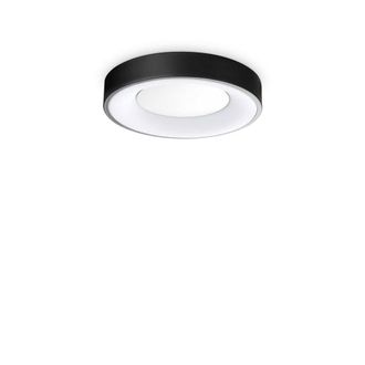 Netlighting Planet Integrated LED Semi Flush Light Black 1550Lm 3000K