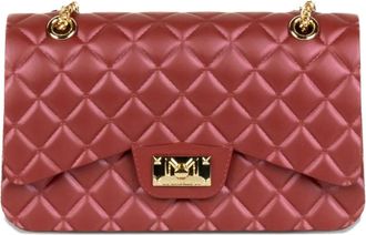 Marc Ellis quilted chain-strap satchel bag - women - Rubber - One Size - Red