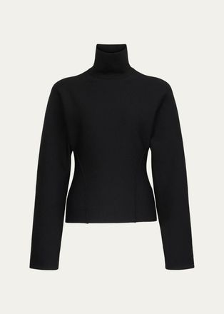 Alaia Cinched Wool-Blend Sweater