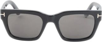 Tom Ford Sunglasses, unisex, Black, Size: ONE SIZE Square Acetate Sunglasses
