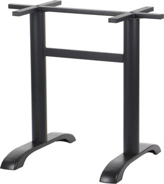 OEM Base De Mesa Doble Sh-5036/b, Negra, Altura 73 Cm