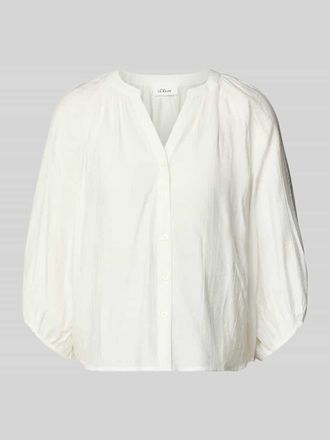 s.Oliver Red Label Relaxed Fit Langarmbluse aus Viskose-Mix in Ecru, Gr&ouml;&szlig;e 34
