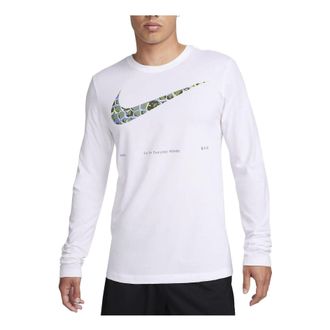 Nike Dri-FIT Long Sleeve T-Shirt White FN0836-100