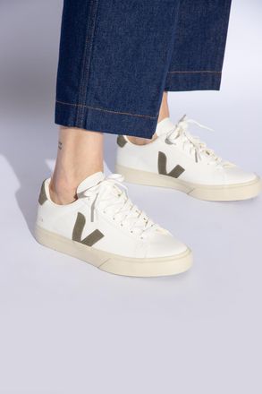Veja Campo ChromeFree Leather Sneakers, Womens, White