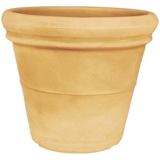 Monacis Vaso in Polimero Monacis Doppio Bordo Liscio Impruneta &Oslash;60 (55X49h)