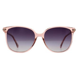 Polaroid Square Womens Transparent Lilac Gold Copper Grey Gradient Polarized PLD 4170/G/S/X - Purple - One Size