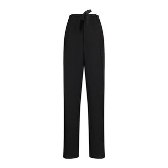 Jil Sander Broeken, Heren, Zwart, S, Stijlvolle Strap Broek voor Vrouwen