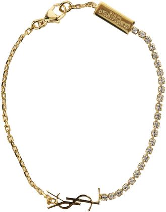 Saint Laurent Golden Logo Bracelet