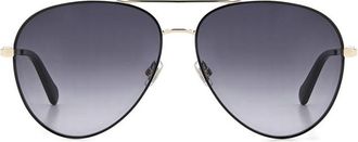 Fossil FOS 2140/G/S Asian Fit 807/9O Womens Sunglasses Black Size 59