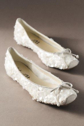 Cristina Millotti Sequin Ballet Flats