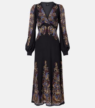 Etro Paisley midi dress
