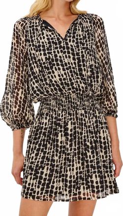 Rails Kari Mini Dress In Spotted Shibori