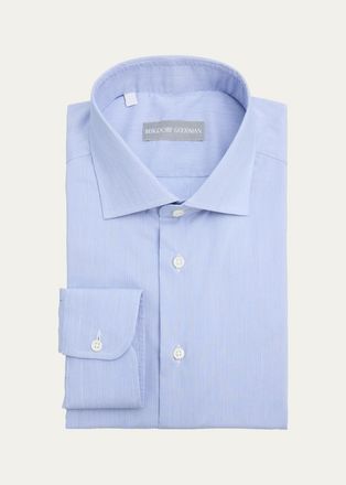 Bergdorf Goodman Mens Micro-Stripe Cotton Dress Shirt