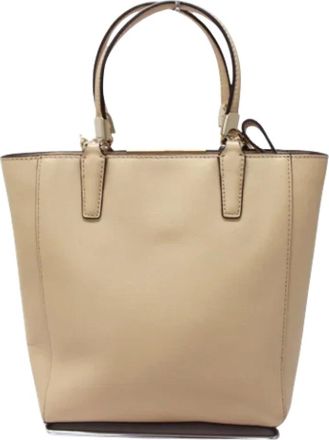 Coach Pre-owned Tote Bags, female, Beige, Size: ONE SIZE Pre-owned Leather handbags