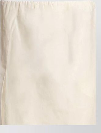 Loulou Studio cotton silk straight skirt
