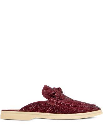 Nicoli Jezelinda loafers verfraaid met strik - Rood