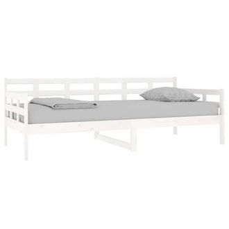 Berkfield Home Beautiful Day Bed White Solid Wood Pine 90x200 cm